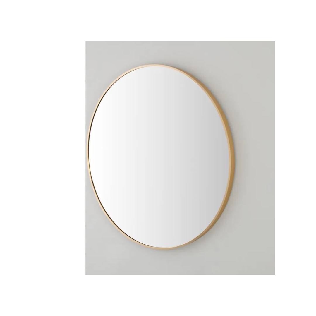 SPECCHIO METAL D.60CM ORO CON CORNICE