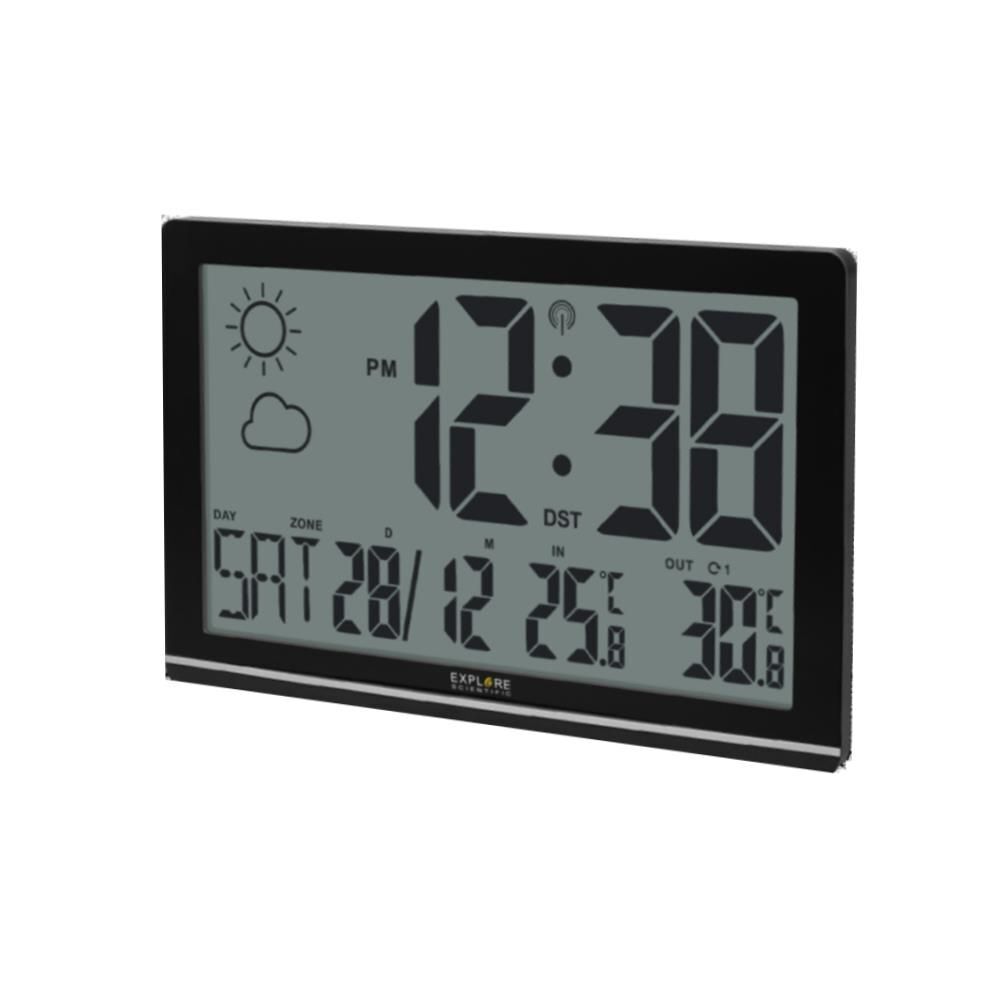 Explore Scientific RDC-8001 Stazione Meteorologica Digitale Nero Lcd Batteria-image