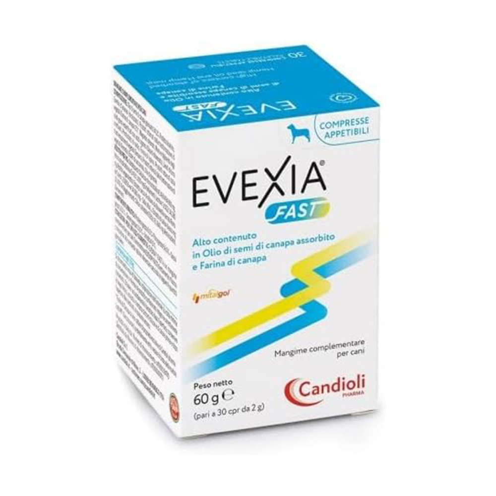 Image of Evexia fast 30 compresse. Mangime complementare per cani