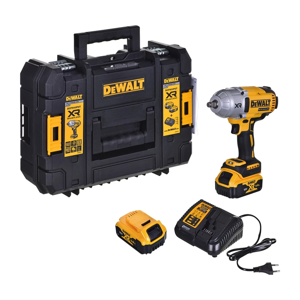 Chiave a percussione 1/2 18V 2x5.0Ah DCF900P2T-QW DEWALT