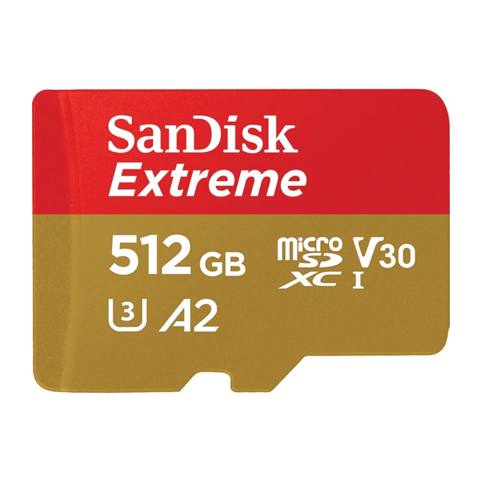 SanDisk Extreme 512 GB MicroSDHC UHS-I Classe 10
