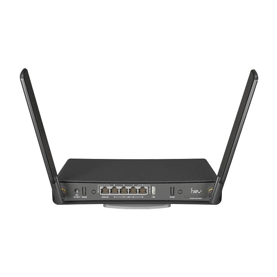 Image of Router wireless Mikrotik hAP ac³ Gigabit Ethernet Dual-band (2,4 GHz / 5 GHz) nero