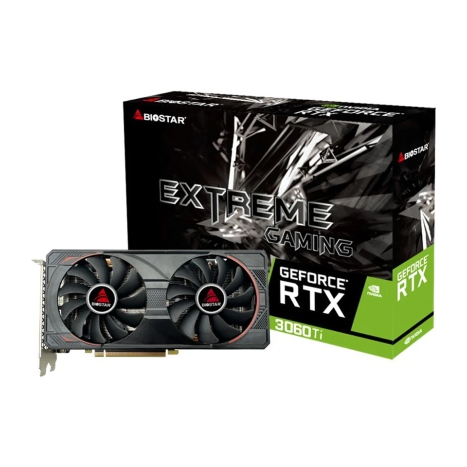 Image of Scheda grafica BIOSTAR GeForce RTX 3060 Ti 8GB (N3606TM82)