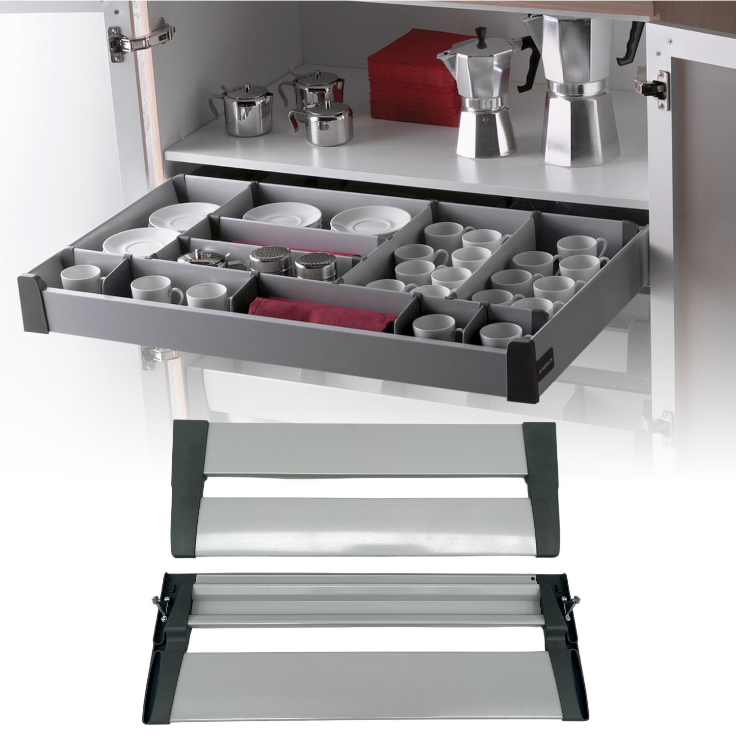 Componenti di Ricambio Cassetti Interni Delinia Leroy Merlin outlet (Frontali e Guide)