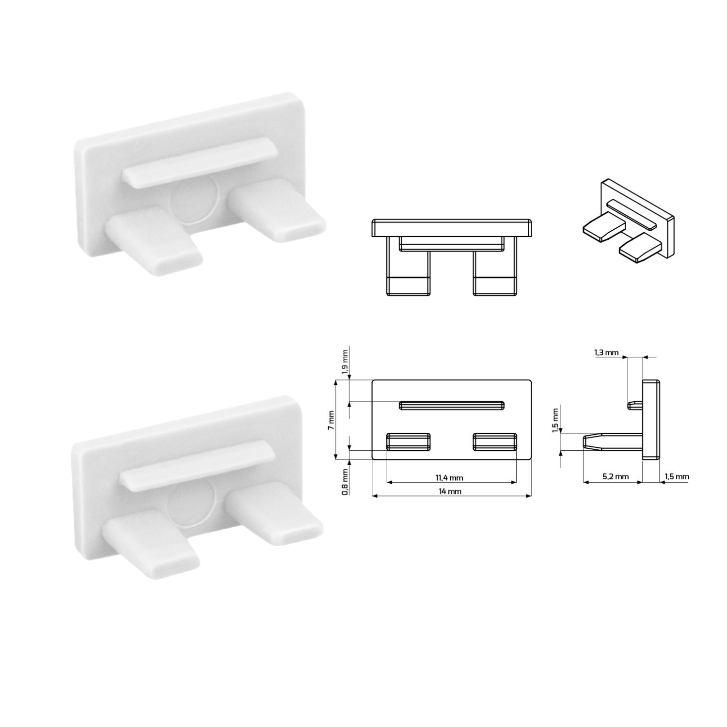 Canalina Alluminio Per Led Profilo Diffusore Cover opaca NO PUNTINI LUCE 2metri - Foto 16 di 33
