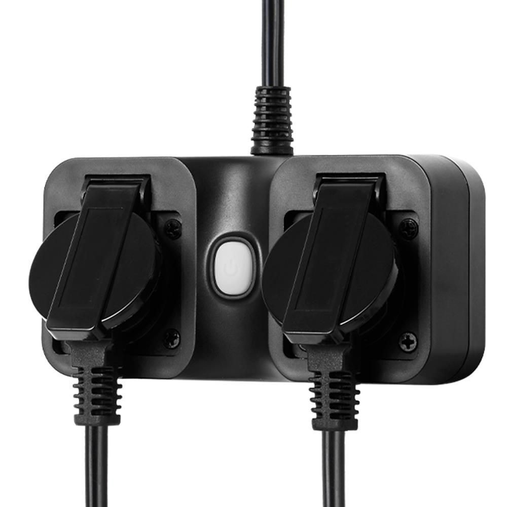 Edimax SP-1122WTO - Smart Plug Wi-Fi Per Uso Esterno/Interno (2 Uscite Tipo Ue Ca) Sperimenta Prese Di Corrente Intelligenti-image