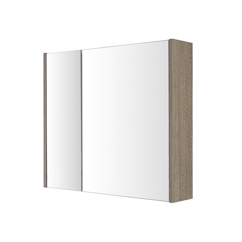 SPECCHIO CONTENITORE MONDO 80X16XH70CM ROVERE SCUR