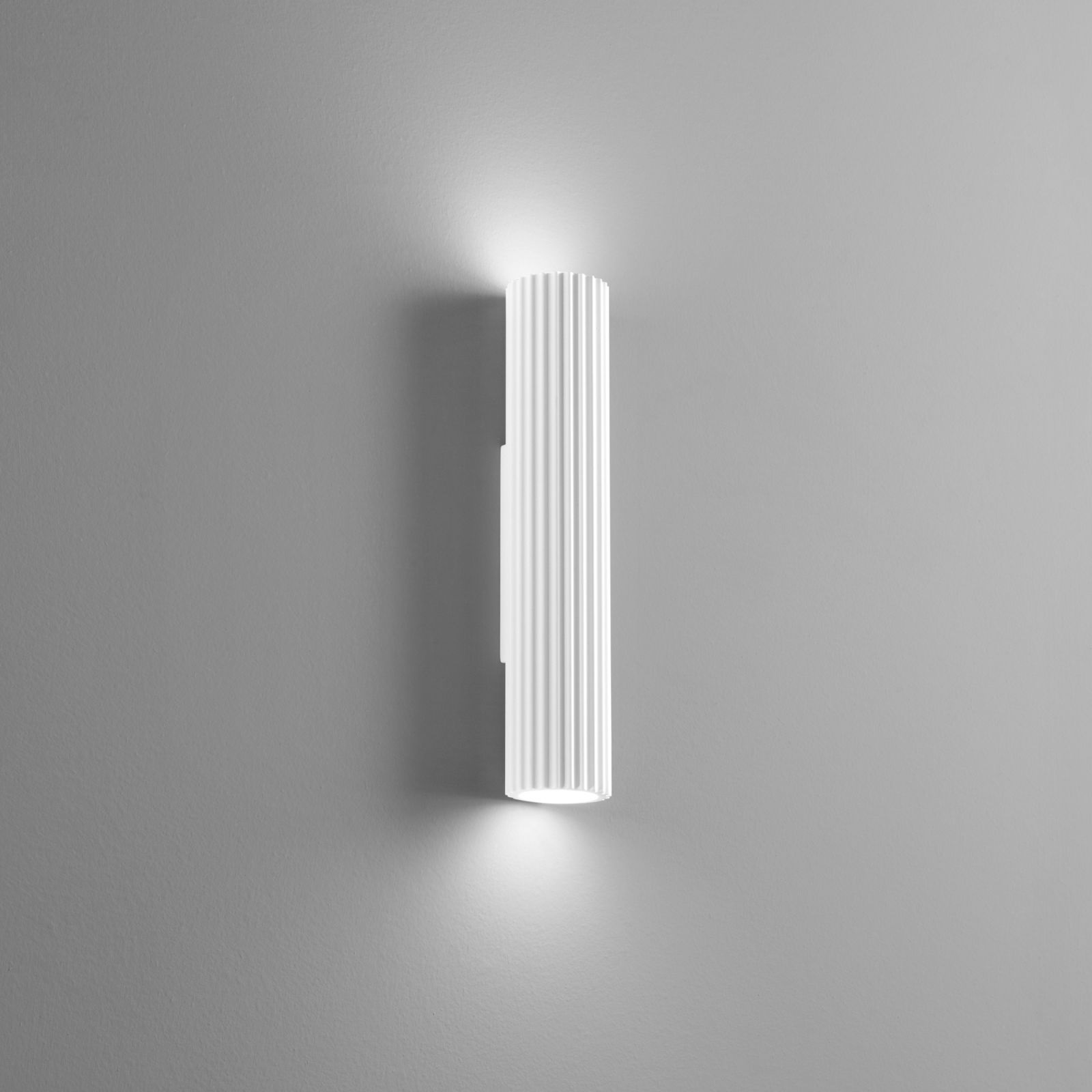 APPLIQUE PALLADIO 2XGU10 D.7XH35CM IN GESSO.