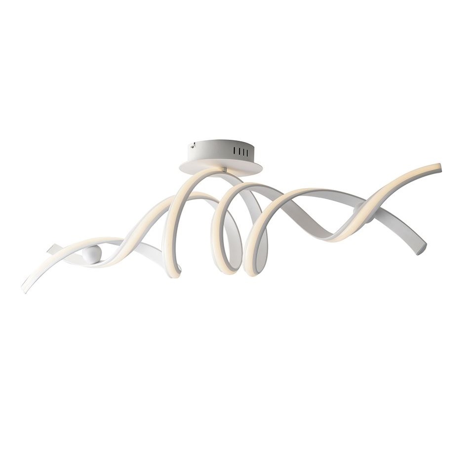 PLAFONIERA LED MYSTRAL 3-4000K 38W 85XH30CM BIANC.