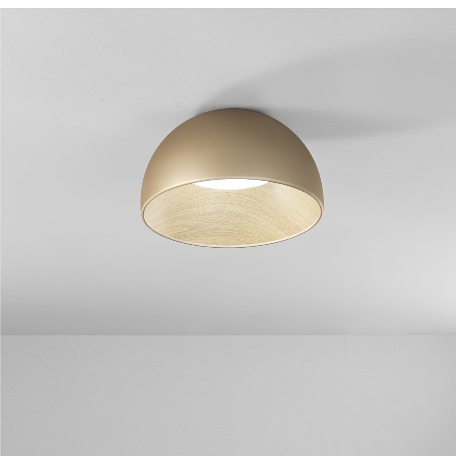 PLAFONIERA LED COCO 30W D.35CM 3-4-6500K ORO.