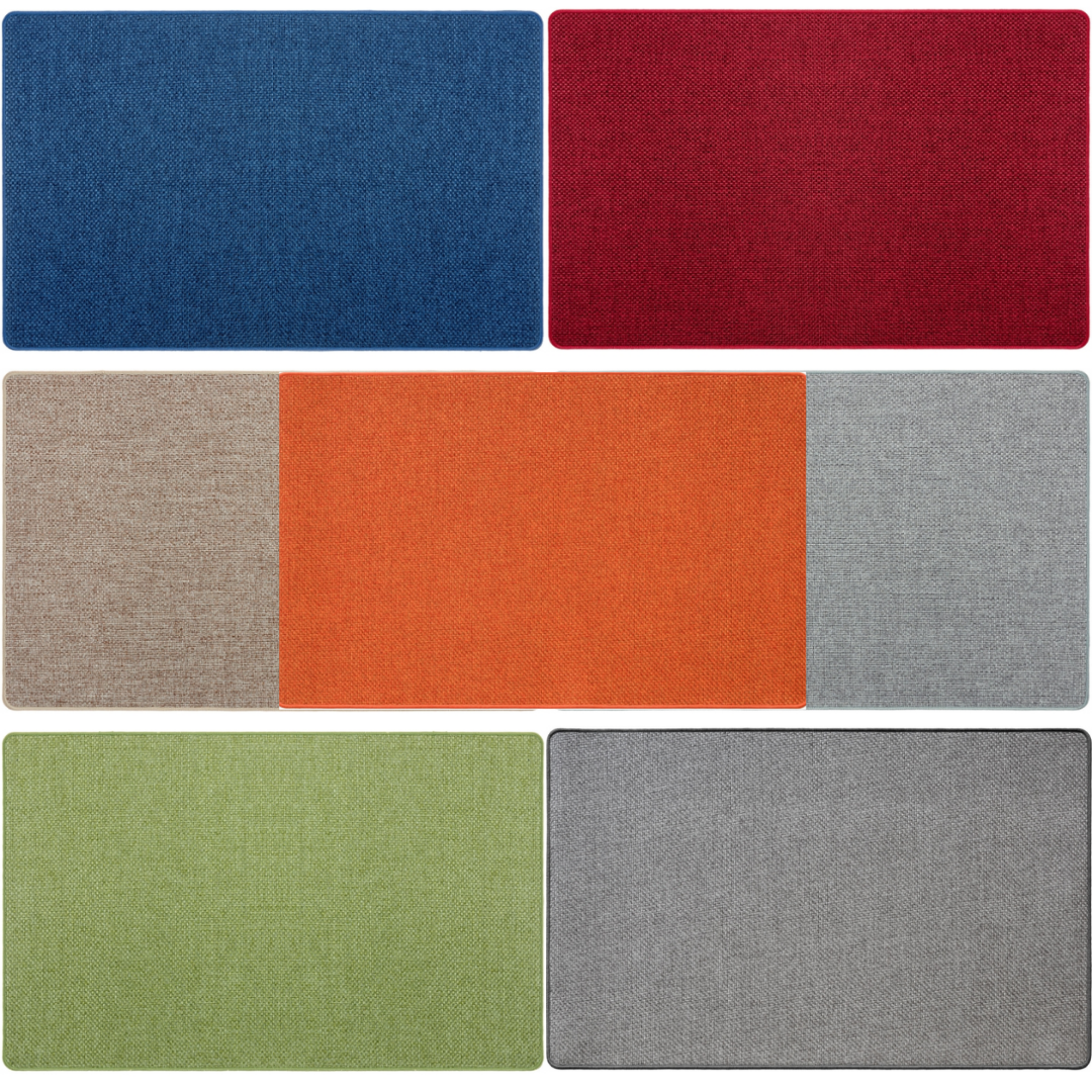 REDS- TAPPETO CANAPE' IN POLIESTERE CON FONDO IN GOMMA ANTISCIVOLO VARIE MISURE - Foto 2 di 5