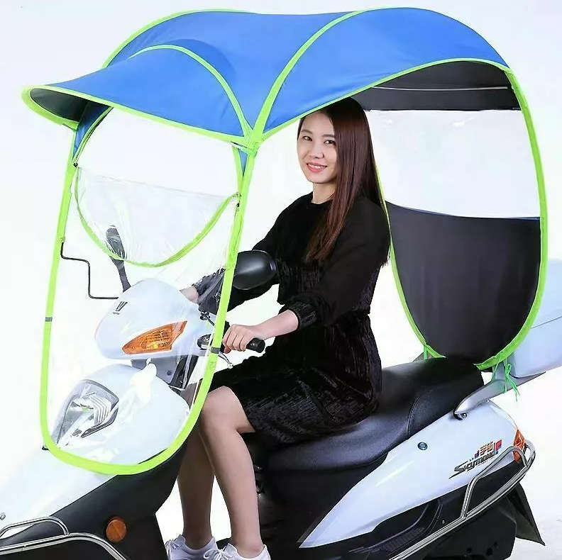 Image of Parapioggia Moto Coprimoto Universale Scooter Copertura Per Pioggia Impermeabile