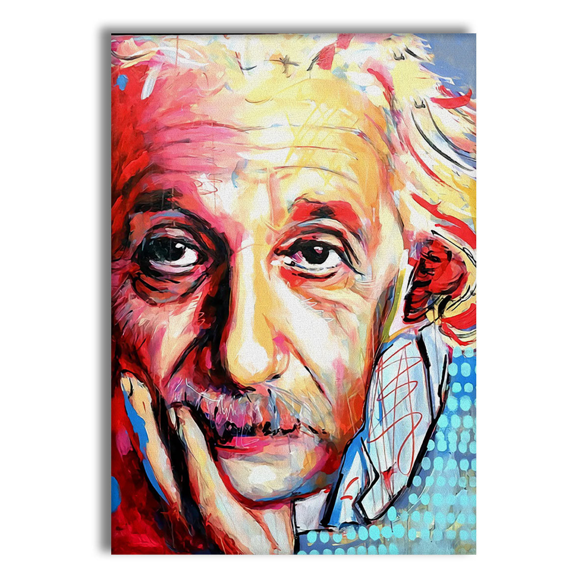 Image of Albert - Quadro Canvas Contemporaneo su telaio in legno Misura: 70x100 cm
