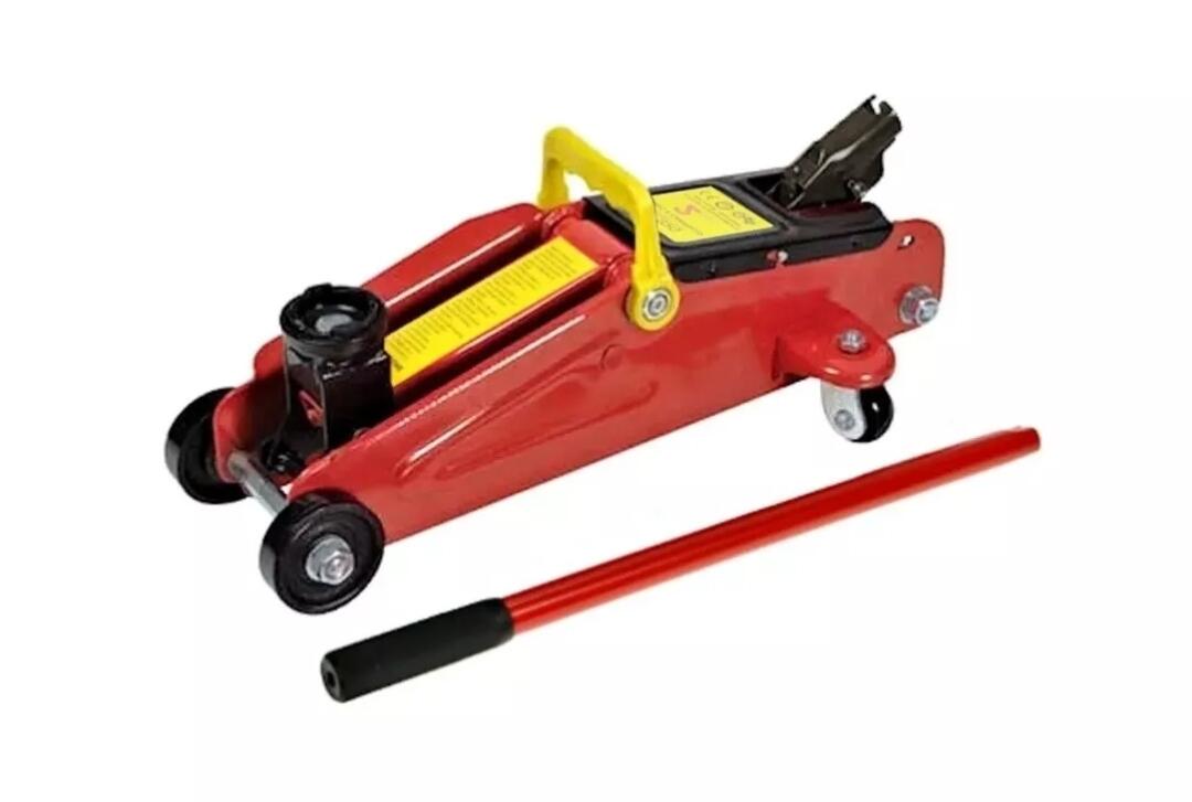 Image of Crick idraulico Carrello 2 Ton per Auto e Furgone Sollevatore Martinetto con ruote