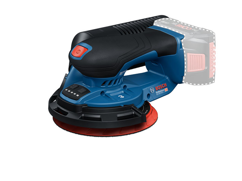 Levigatrice rotorbitale Bosch 150mm orbita 3 mm batteria GEX 18V-150-3