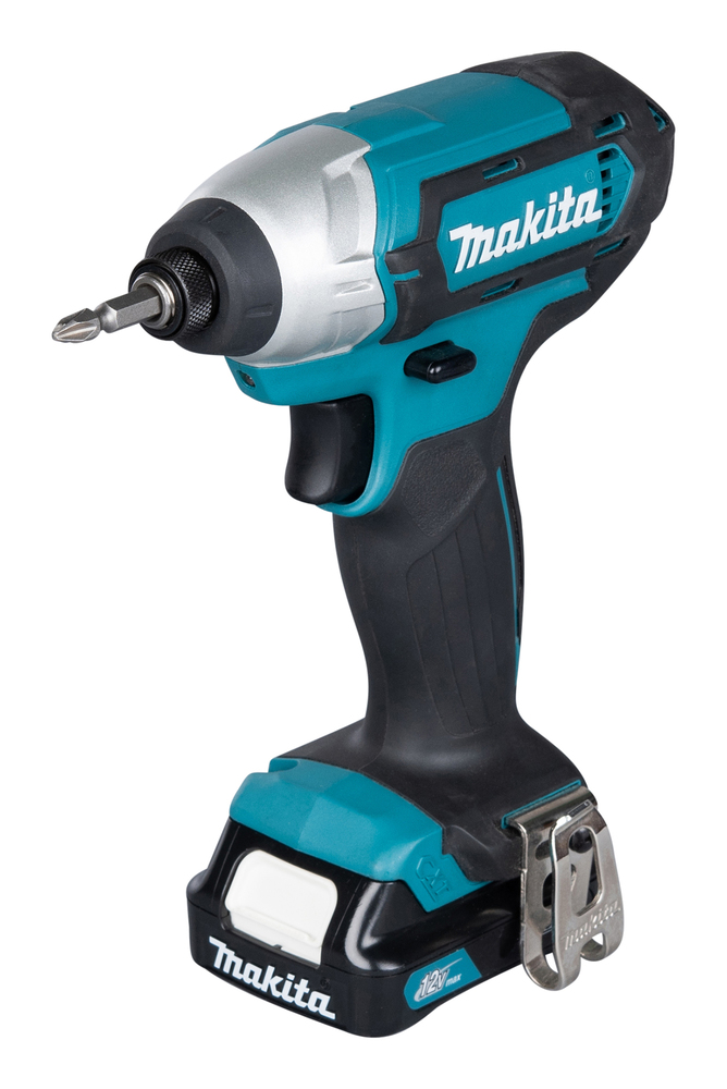 Image of Avvitatore ad impulsi 1/4&quot; Makita a batteria 12V 110nm con batterie TD110DSAJ