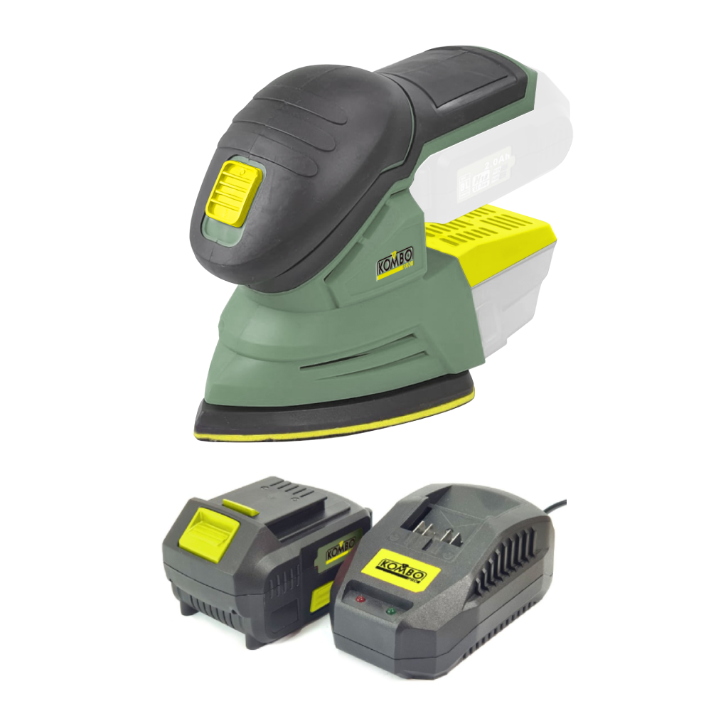 Levigatrice orbitale con batteria (4Ah) KOMBO PRO