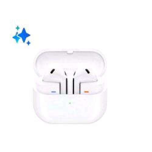 SAMSUNG R530 GALAXY BUDS 3 2024 AURICOLARI OPEN TYPE TRUE WIRELESS CANCELLAZIONE ADATTIVA DEL RUMORE AUDIO HI-FI 360 IMMERSIVO BATTERIA A LUNGA DURATA IMPERMEABILITA' IP57 BIANCO