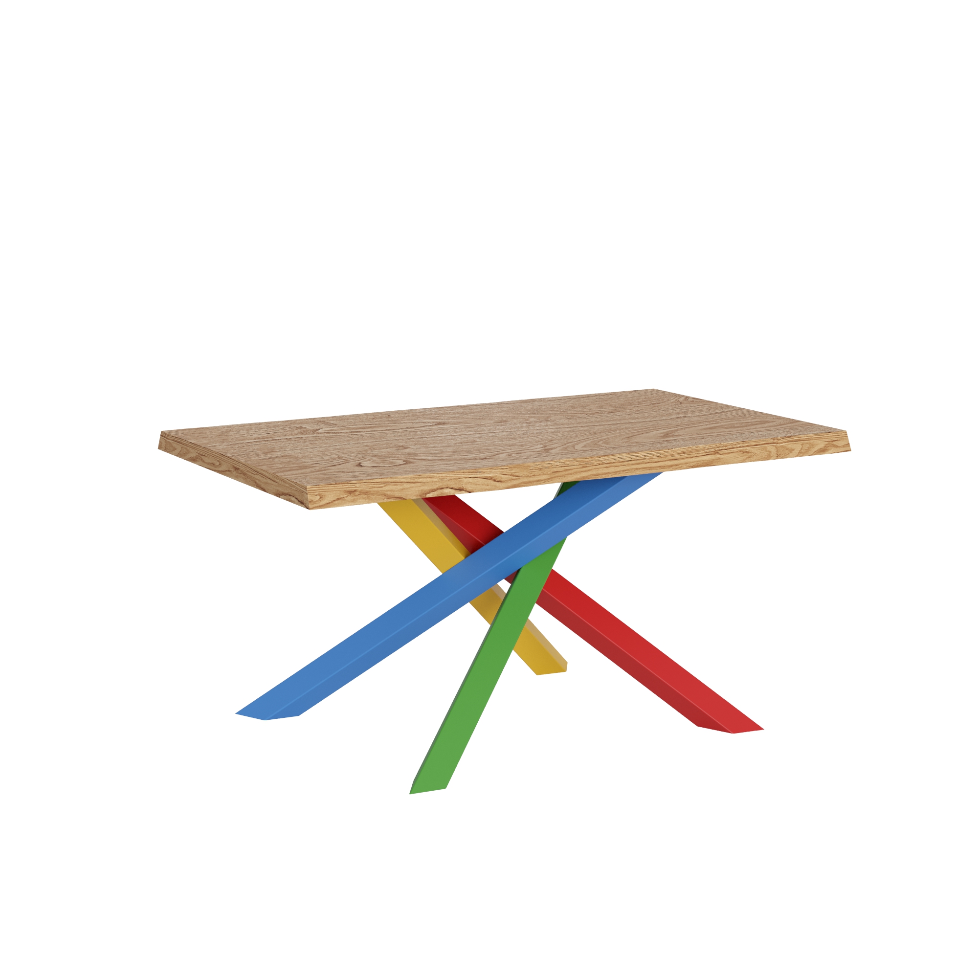 Tavolo allungabile 90x160/260 cm Versalux scortecciato rovere gambe 4/B