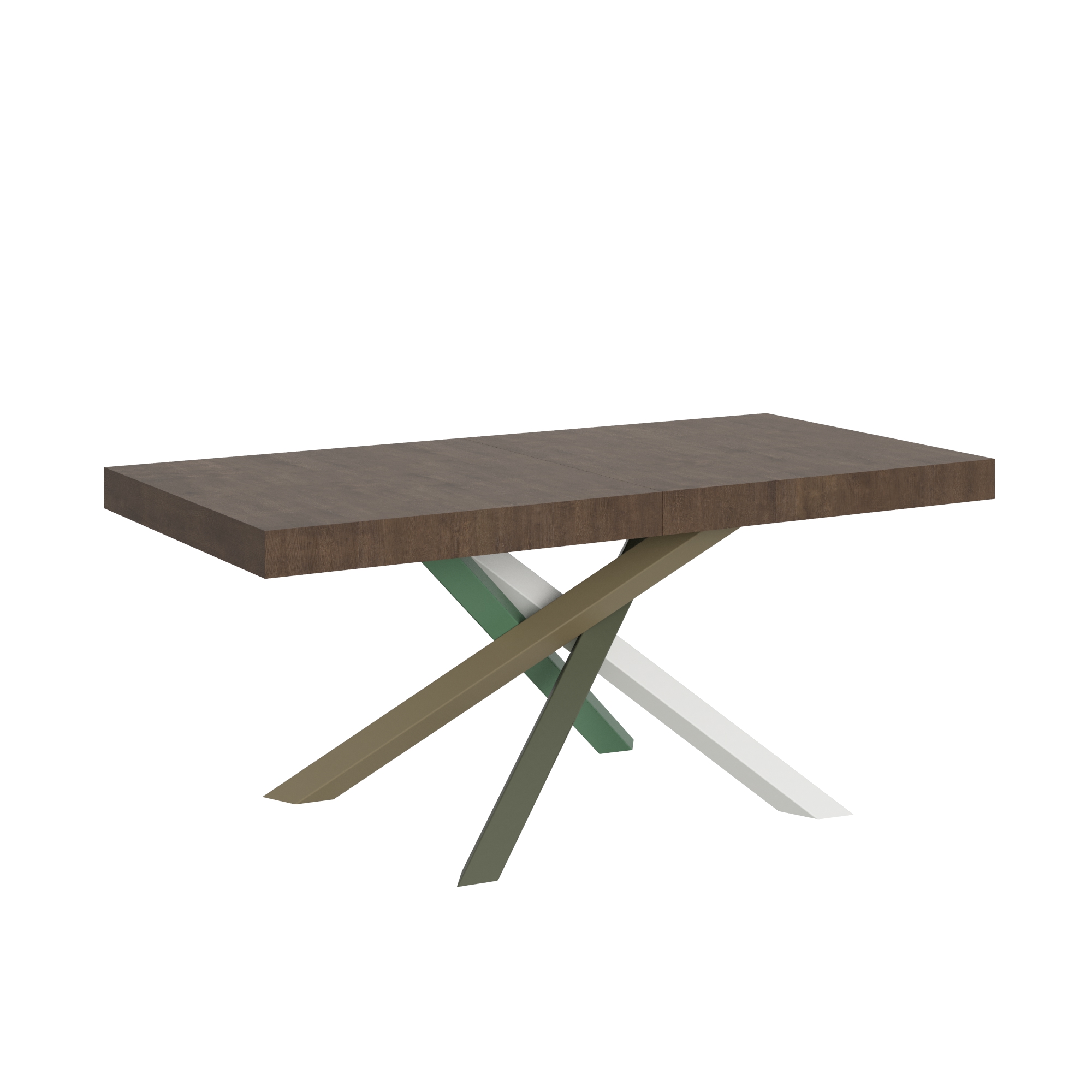 Tavolo allungabile 90x200/304 cm Volta noce telaio 4/A