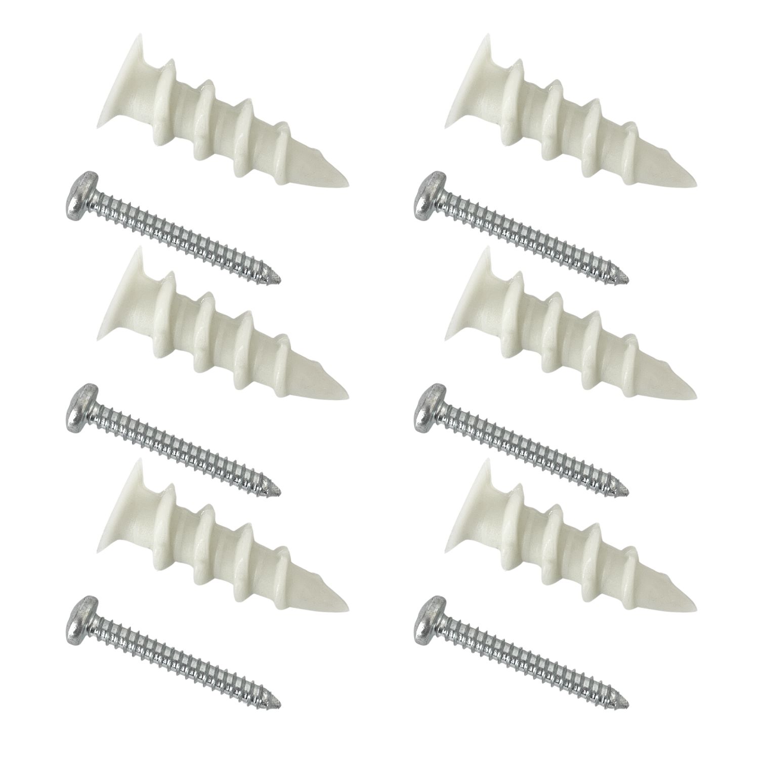Sistema di Fissaggio per Pareti in Cartongesso Tasselli Autoperforante Kit 20 Pz - Foto 13 di 15