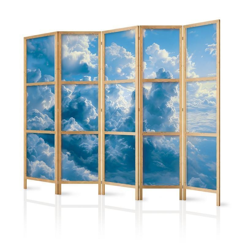 Image of Paravento giapponese - Ocean in the Air: Waving Clouds Reflecting Morning Light Larghezza x Altezza Decor: 225x172