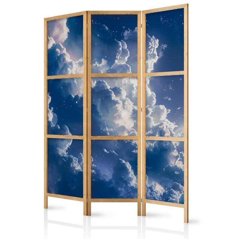 Image of Paravento giapponese - Starry Clouds and Delicate Light Over a Corner of the Sky Larghezza x Altezza Decor: 135x172