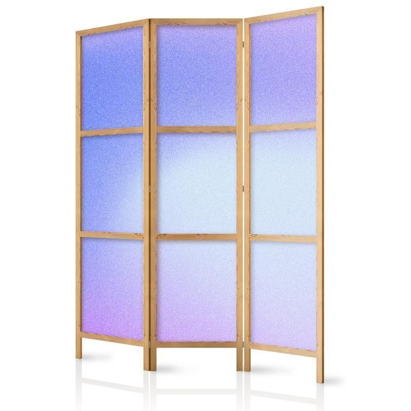 Image of Paravento giapponese - Heather Mist - Delicate Gradient Composed of Various Shades of Violet Larghezza x Altezza Decor: 135x172