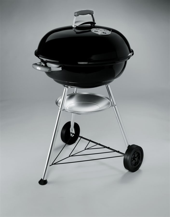 Image of BARBECUE WEBER A CARBONELLA COMPACT CHARCOAL KETTLE Ø 57 CM NERO