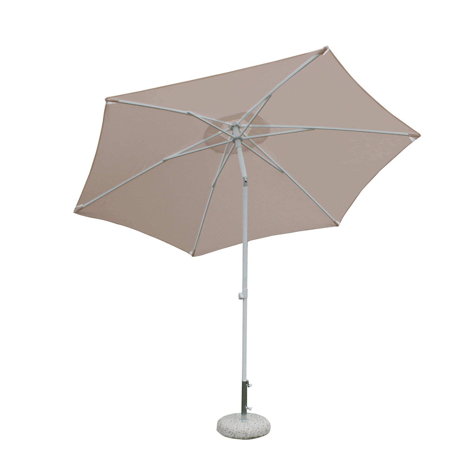 Ombrellone da Giardino palo centrale in alluminio - MUTE Colore: Taupe, Dimensioni: 3 M