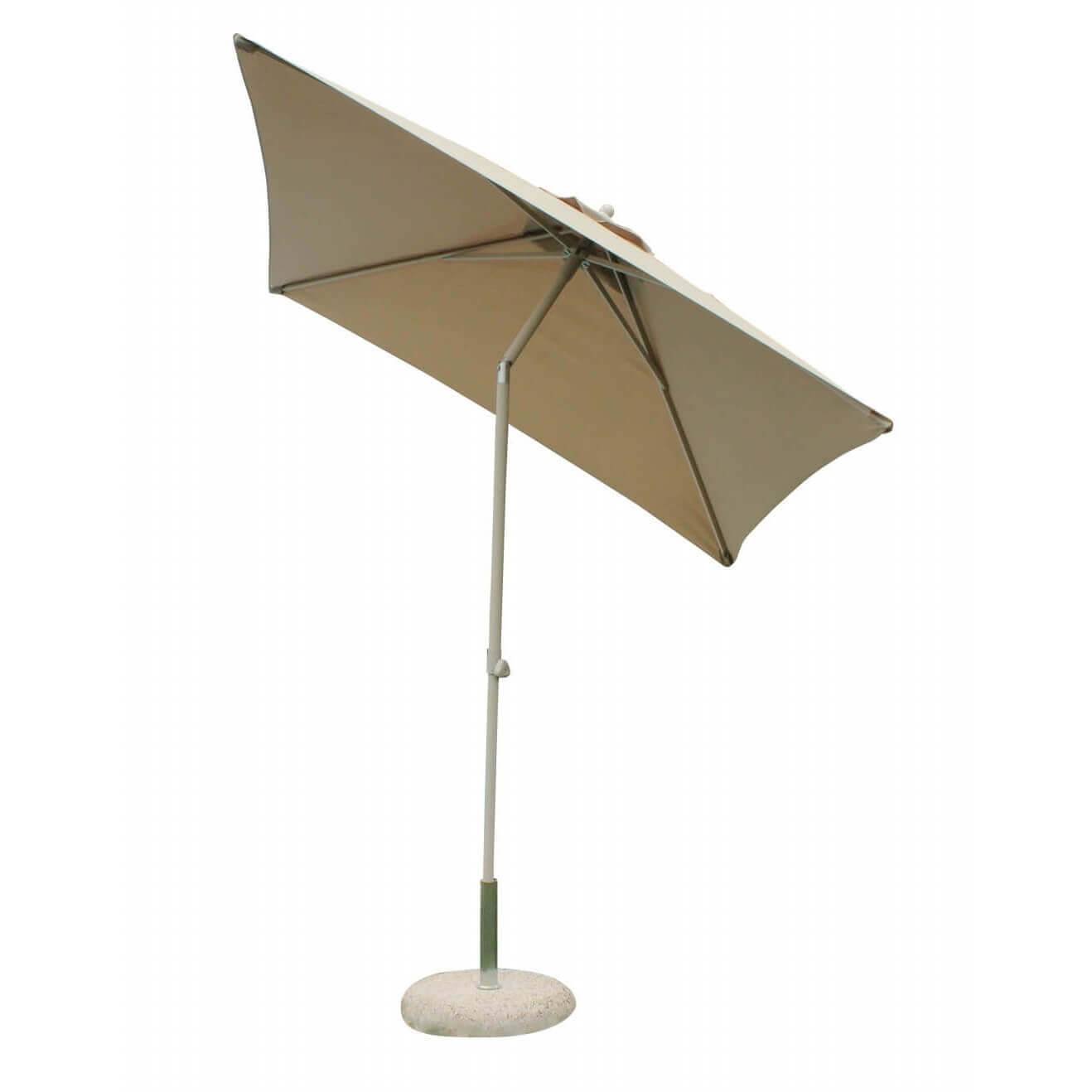 Ombrellone da Giardino palo centrale in alluminio - MUTE Dimensioni: 2x3, Colore: Tortora