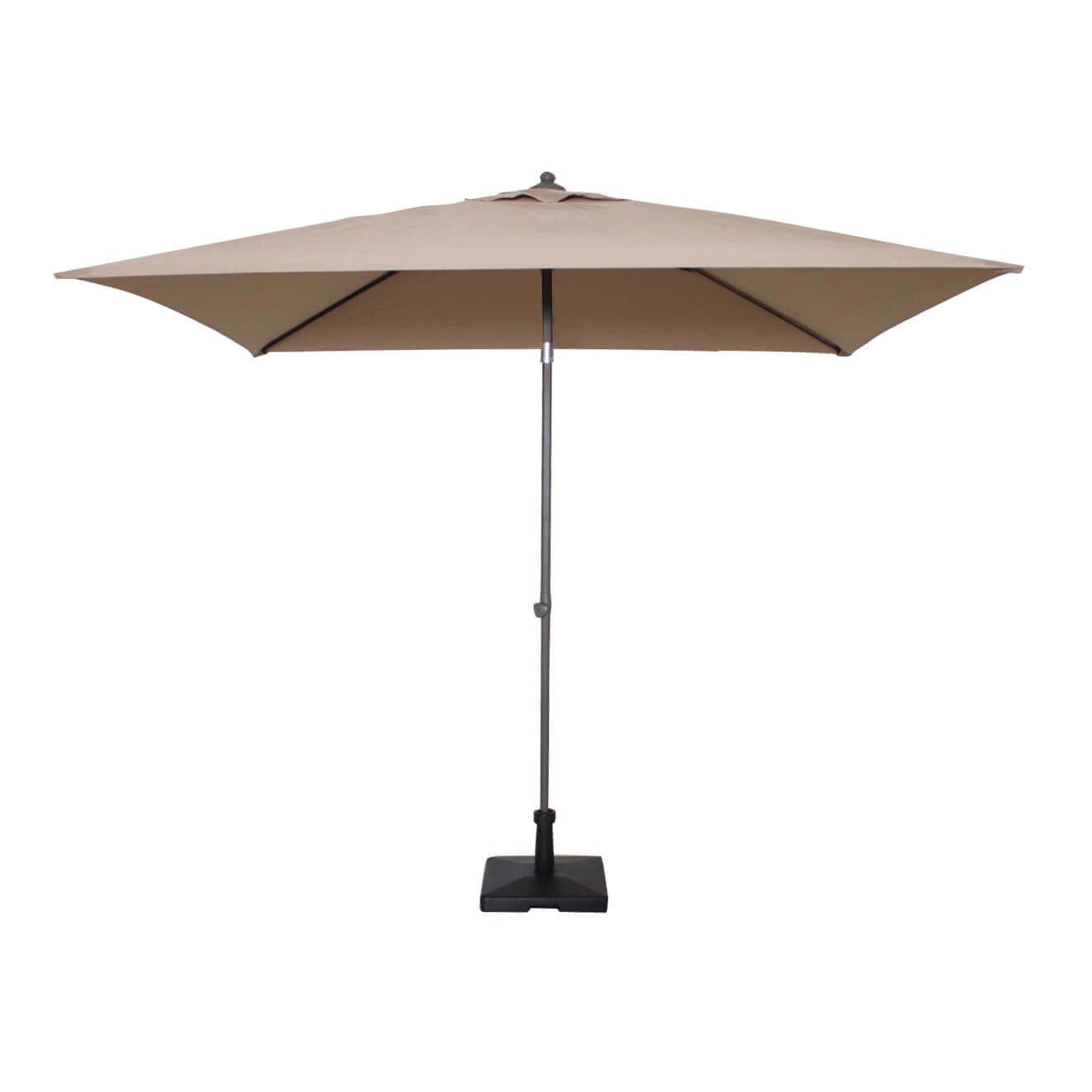 Ombrellone da Giardino palo centrale in alluminio - MUTE Colore: Taupe, Dimensioni: 2x3