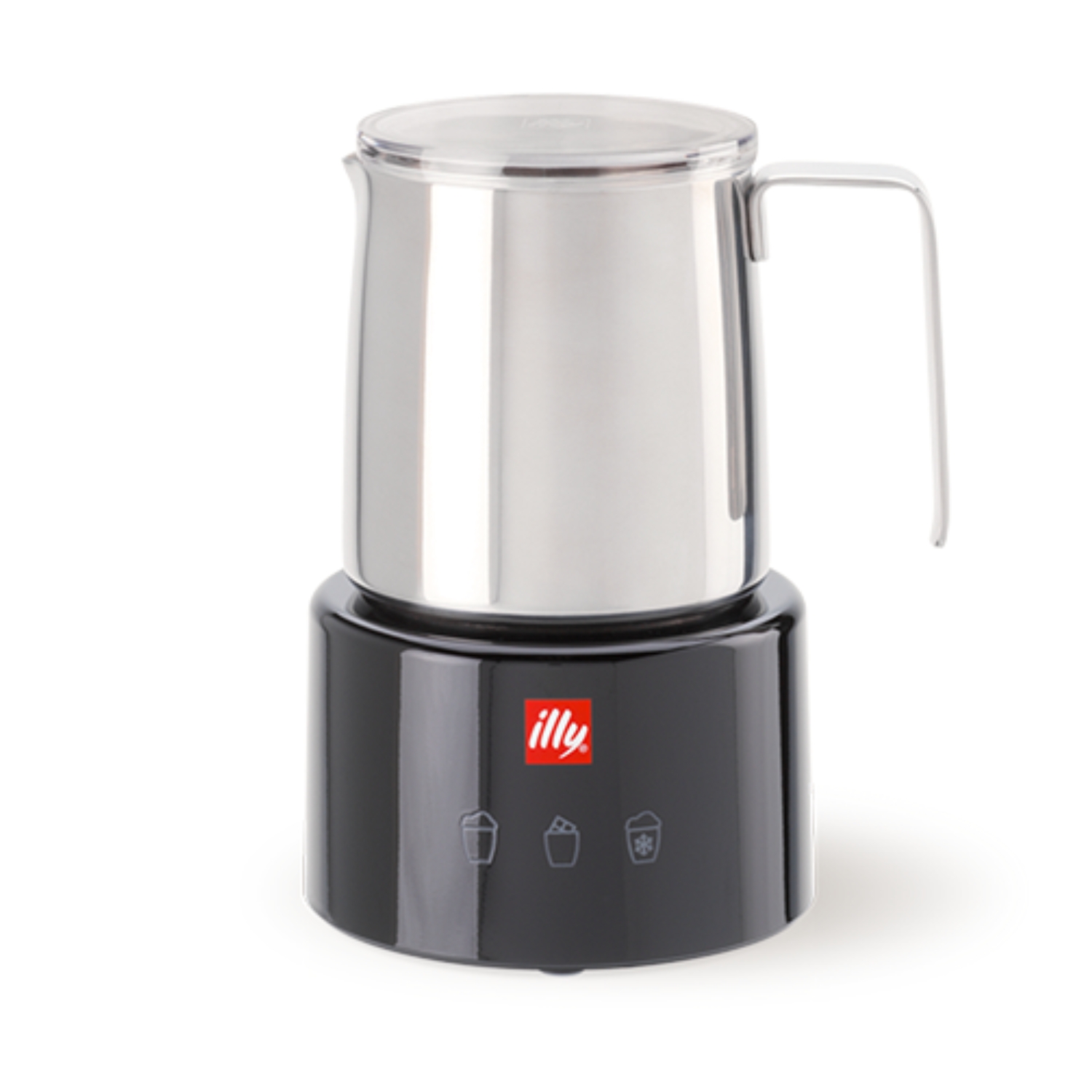 Image of ILLY Cappuccinatore Montalatte Elettrico Nero Inox
