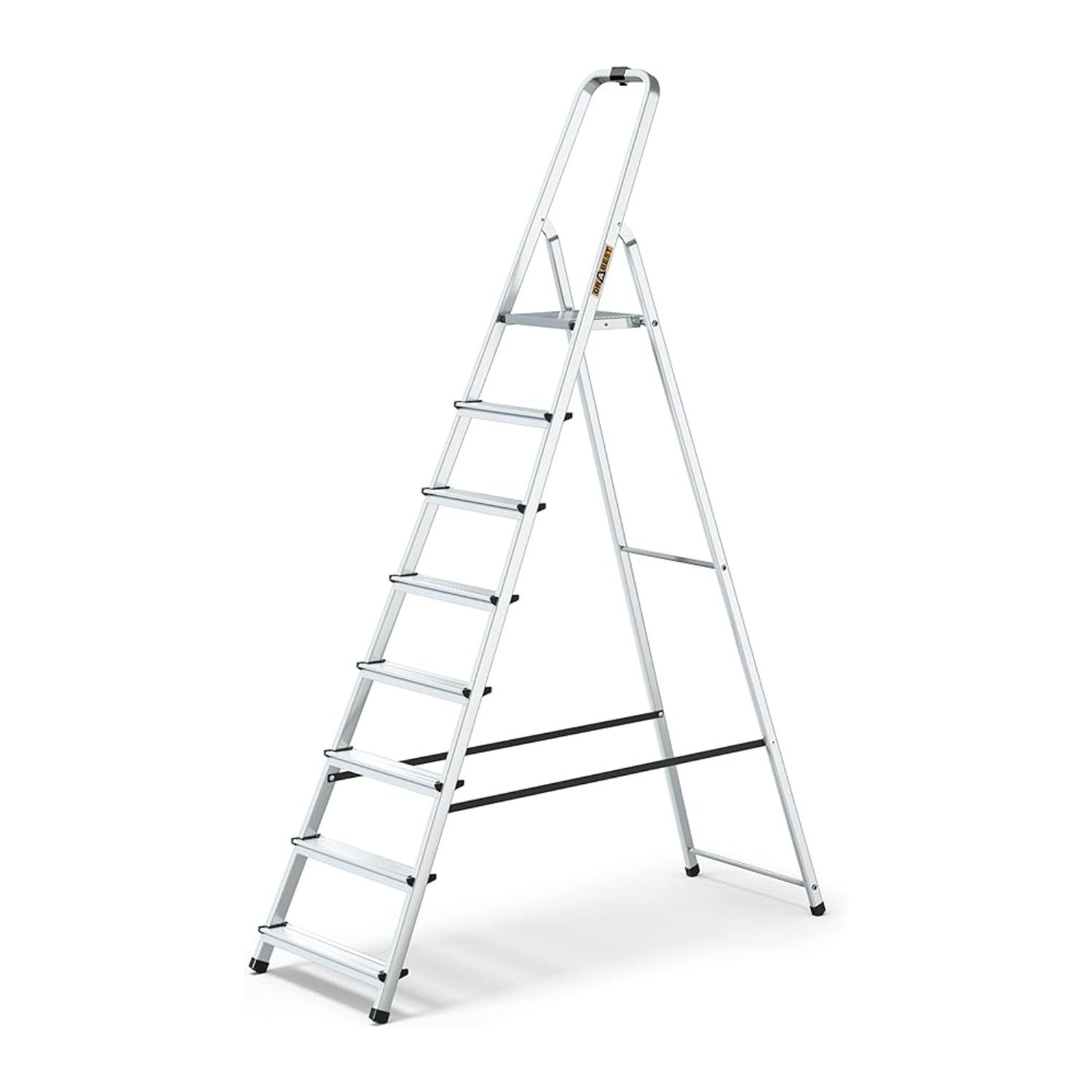 Image of Drabest Scala Domestica In Alluminio A 8 Gradini Portata 125kg