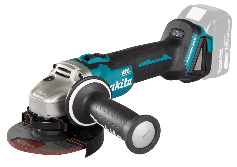 Image of Smerigliatrice a batteria Makita disco 125mm brushless solo corpo DGA504Z