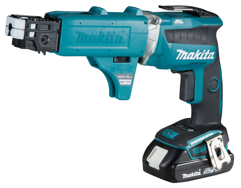 Image of Avvitatore per cartongesso batteria Makita 18V 2 batterie + caricatore DFS452AJX2