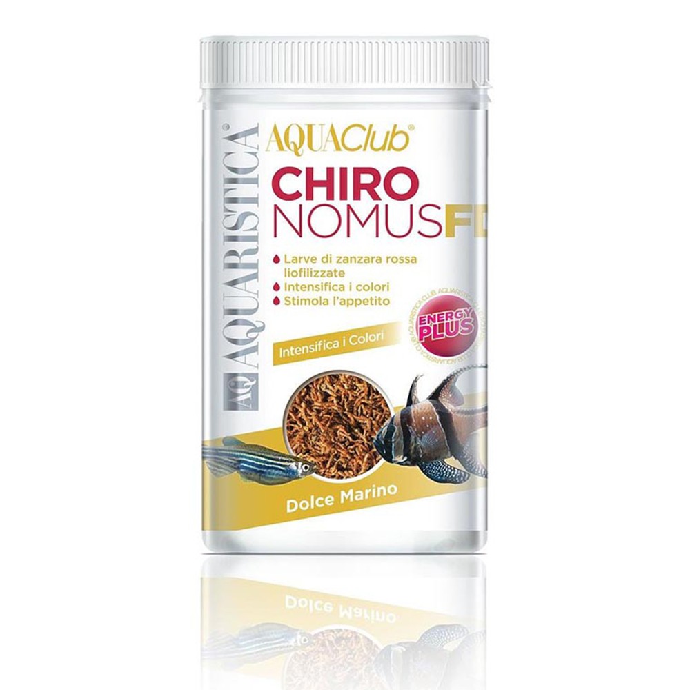 Aquaristica Chironomus FD Larve rosse liofilizzate pesci marini e dolci: 380 ml img