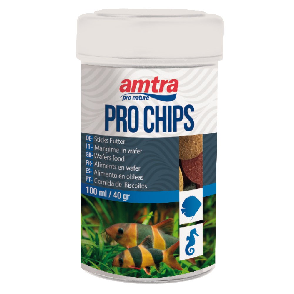 Amtra Pro Chips Mangime in tavolette affondanti per pesci da fondo: 250 ml img