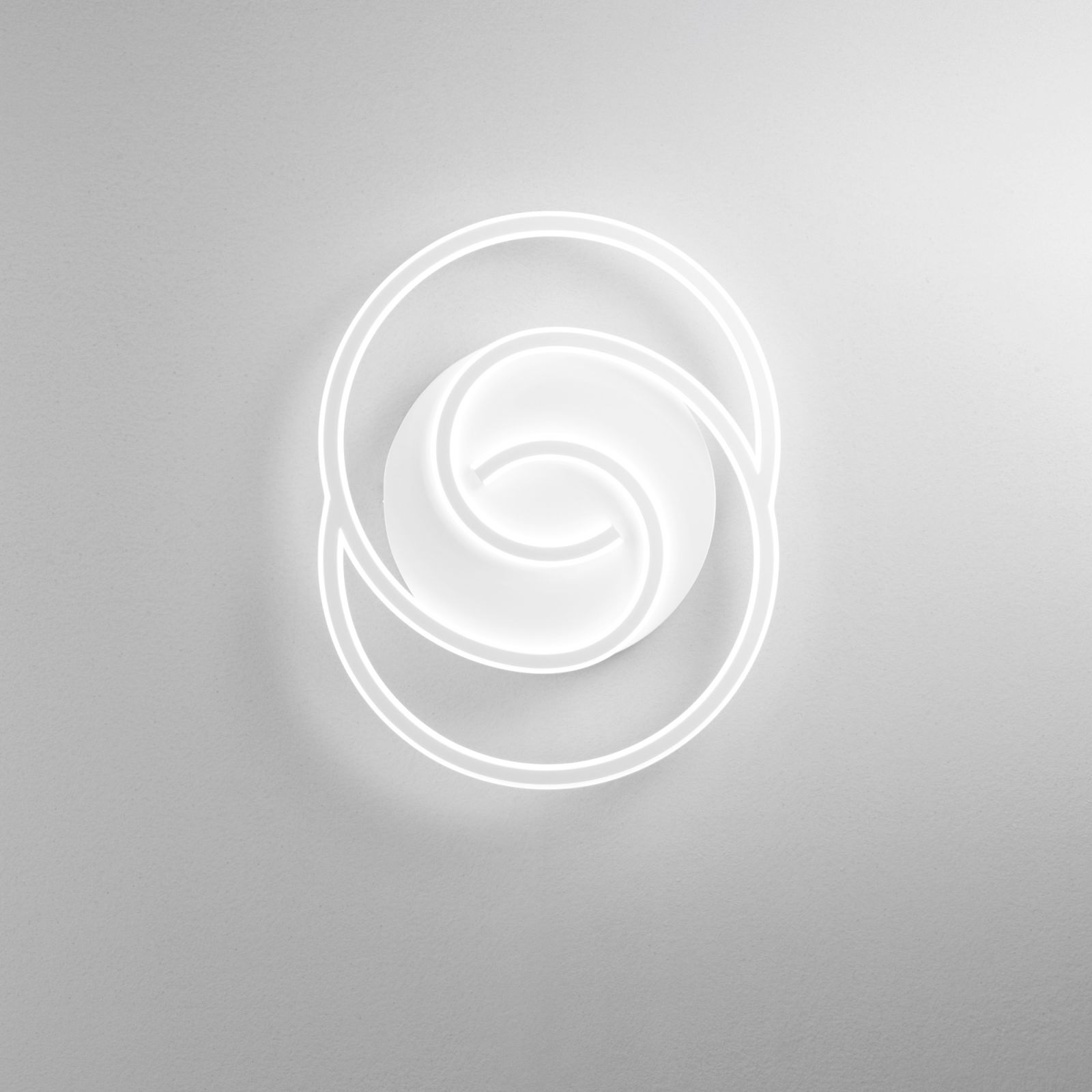 PLAFONIERA LED CAYMAN OVALE 40W 60X48XH6CM BIANCA.