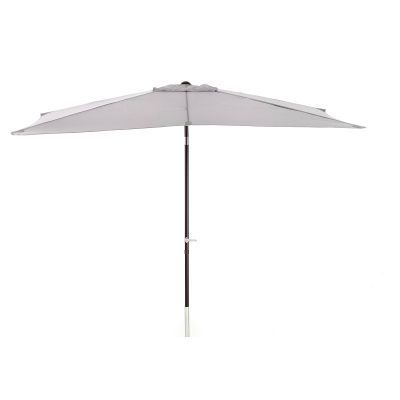 OMBRELLONE GARDEN QUADRATO DA ESTERNO 3X2 METRI FUMO BASE ESCLUSA