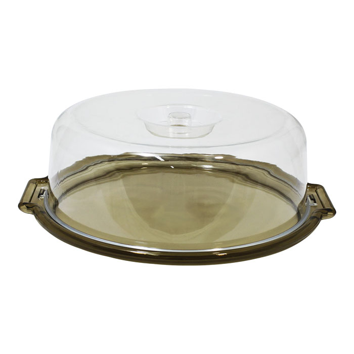 Porta dolci torta grande rotonda Cupola Vassoio vetrina esposizione Trasparente