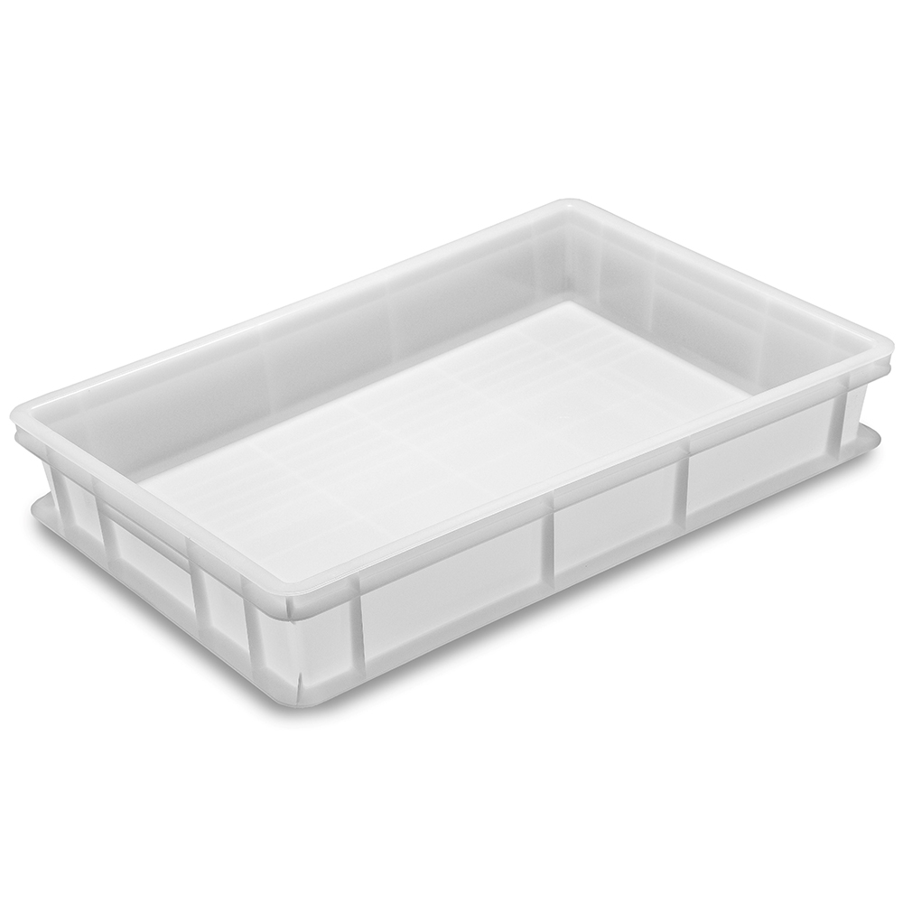 Cassetta Porta Impasti Sovrapponibile 60x40 HDPE Idonea al Contatto Alimentare Vari Colori per Anticontaminazione glutine lattosio allergie