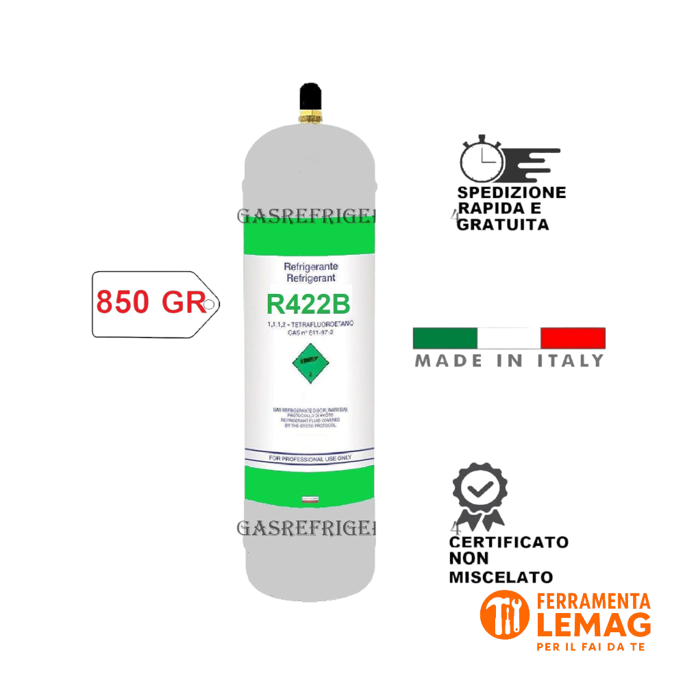 Image of GAS RICARICA PER CONDIZIONATORI TR422B sostituisce R22 ricarica gas: GAS RICARICA PER CONDIZIONATORI TR422B sostituisce R22 cod009