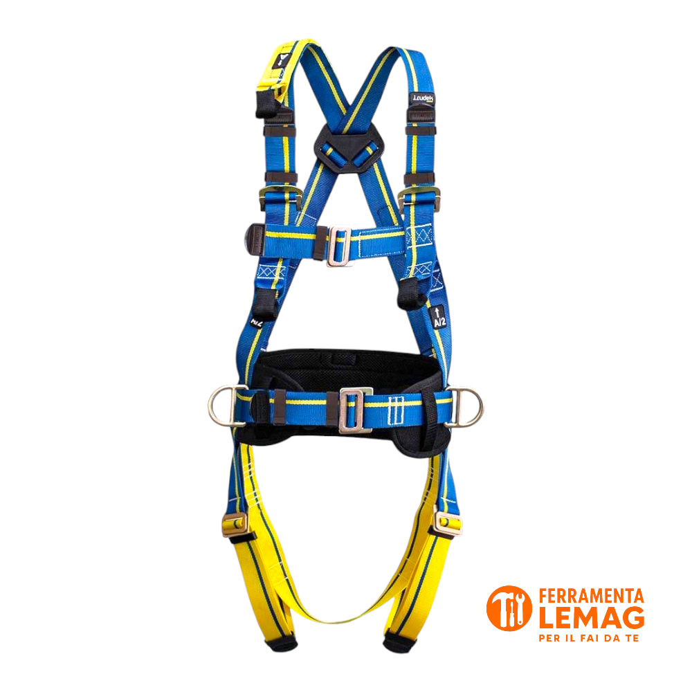 Imbracatura Anticaduta LIGHT PLUS 4 Cintura e Anelli di Posizionamento