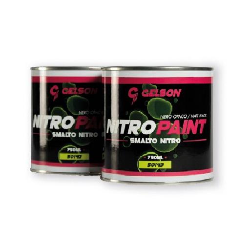 GELSON NITRO PAINT-SMALTO NITRO NERO OPACO 750 ML