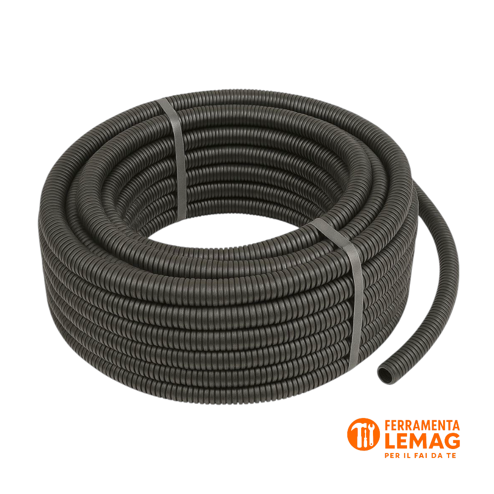 Gewiss FK15 tubo corrugato medio Ø16 mm nero, flessibile e resistente