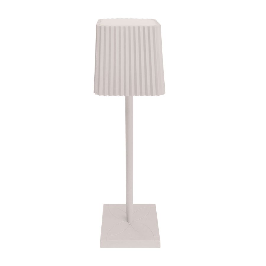 LAMPADA DA TAVOLO A LED BIANCO SENZA FILO DIMMER LUCE CALDA TOUCH RICARICA USB