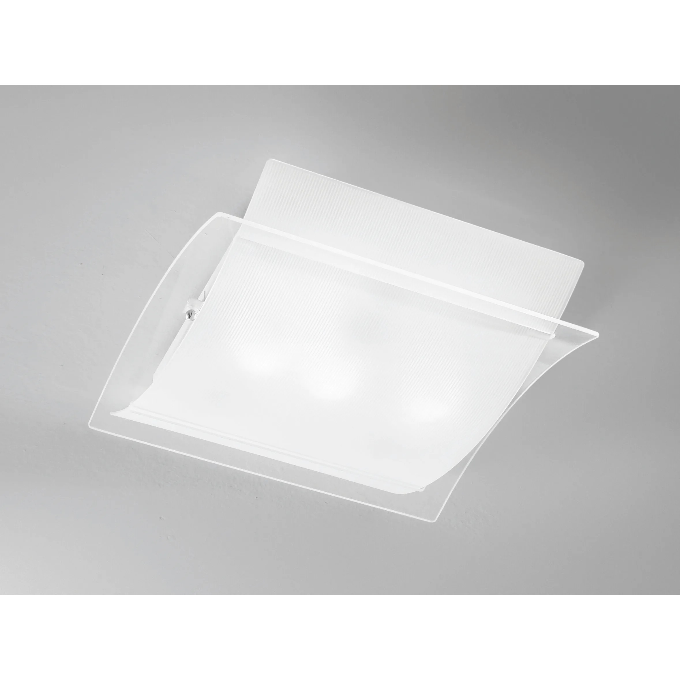 PLAFONIERA RIGHE 2XE27 35X8XH28CM BIANCA