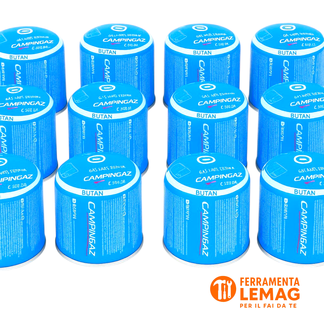 Campingaz Cartucce Gas C206 GLS 190g Butano/Propano – Conf. 12 Pezzi – Lemag srl