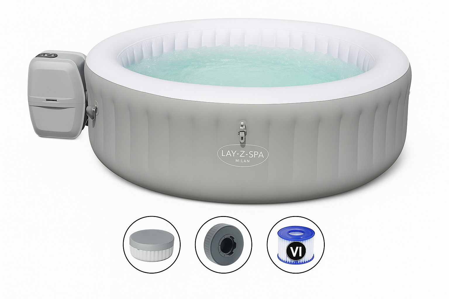 Piscina Idromassaggio Lay-Z Spa St. Lucia AirJet 170x66 cm – Lemag srl